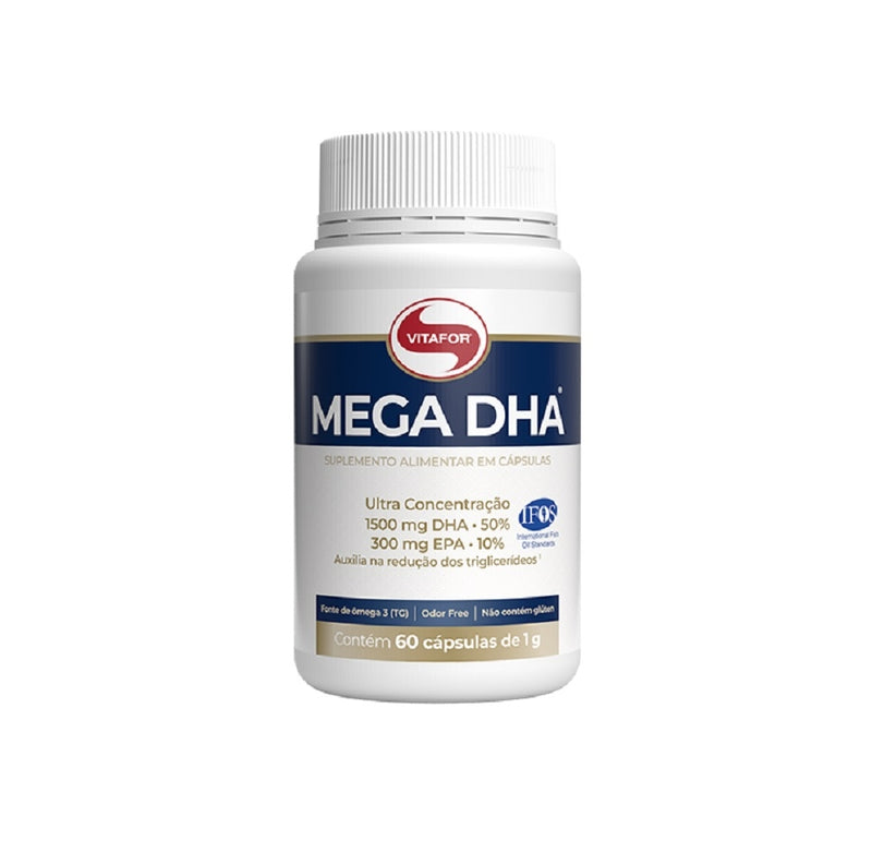 OMEGA 3- MEGA DHA (60 caps) Vitafor